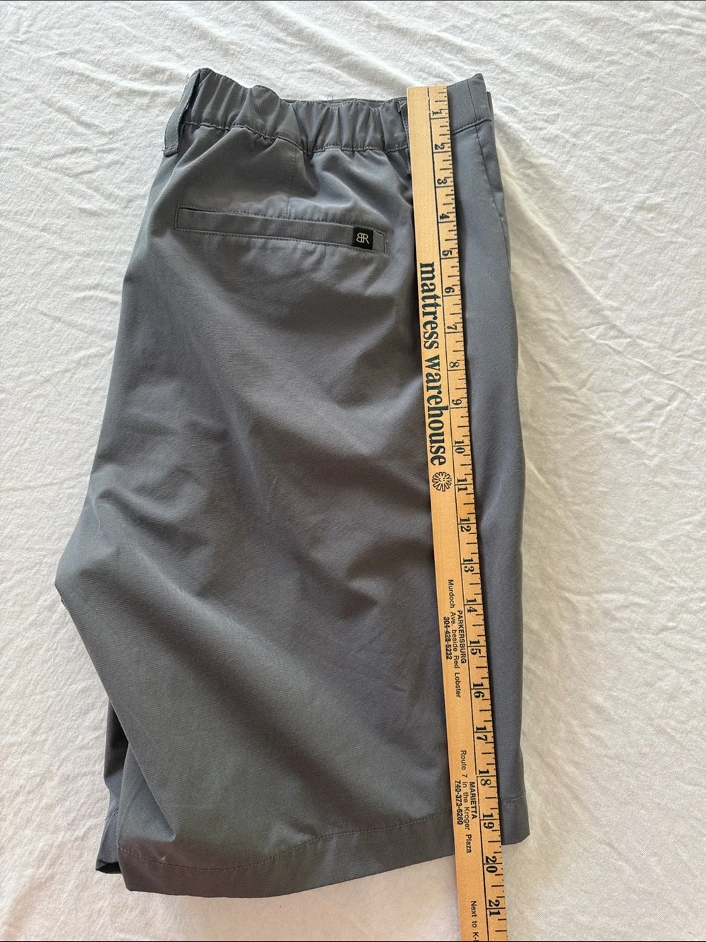 Banana Republic Flat Front Shorts Mens 34  Gray Golf beach vacation casual